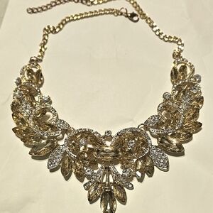 Elegant Gold Statement Necklace